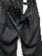 �㴰���THE ONENESS�������ͥ�/RePE/WoolGabardine WideSlacks/Black