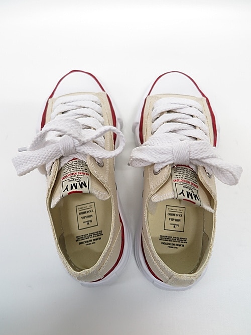 �㴰���Maison MIHARA YASUHIRO��PETERSON low/ Original sole canvas lowcut sneakerr/NATURAL
