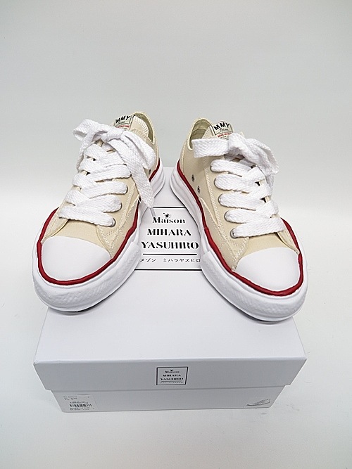 �㴰���Maison MIHARA YASUHIRO��PETERSON low/ Original sole canvas lowcut sneakerr/NATURAL