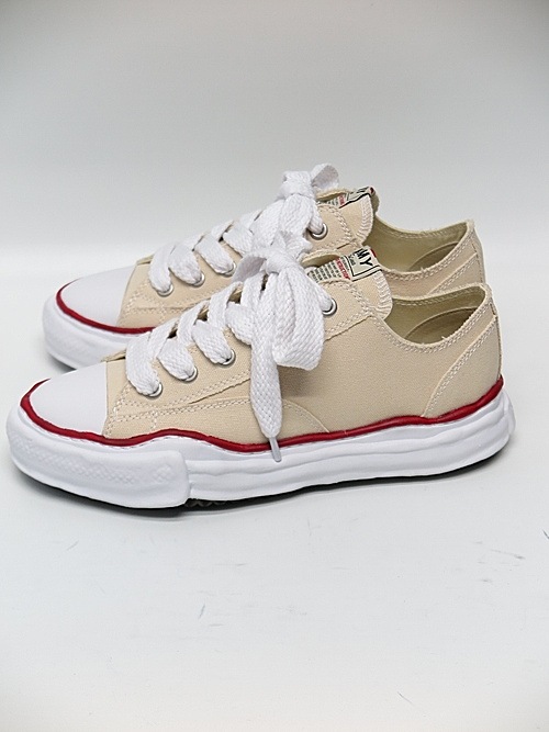 �㴰���Maison MIHARA YASUHIRO��PETERSON low/ Original sole canvas lowcut sneakerr/NATURAL