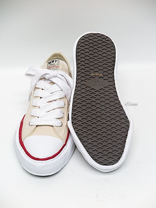 �㴰���Maison MIHARA YASUHIRO��PETERSON low/ Original sole canvas lowcut sneakerr/NATURAL