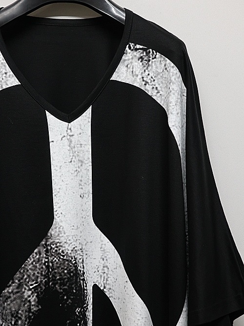 �㴰���THE ONENESS�������ͥ�/Eco Rayon & Organic Cotton Jersey Dolman V-Nack/Black