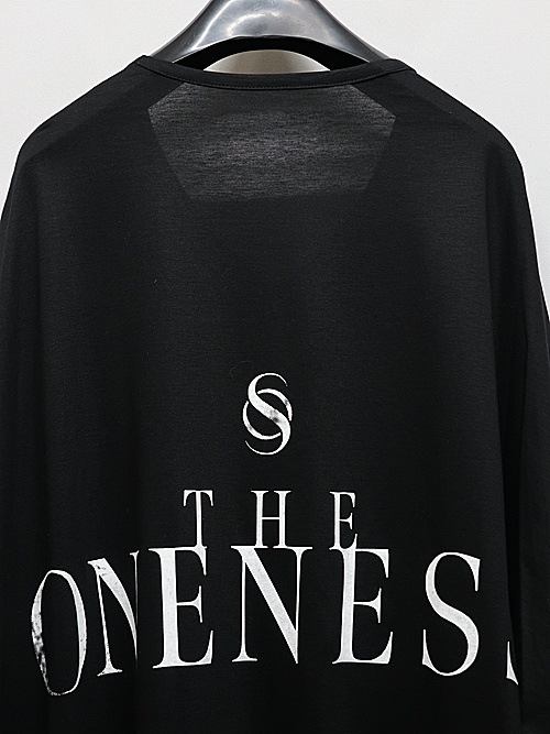 �㴰���THE ONENESS�������ͥ�/Eco Rayon & Organic Cotton Jersey Dolman V-Nack/Black