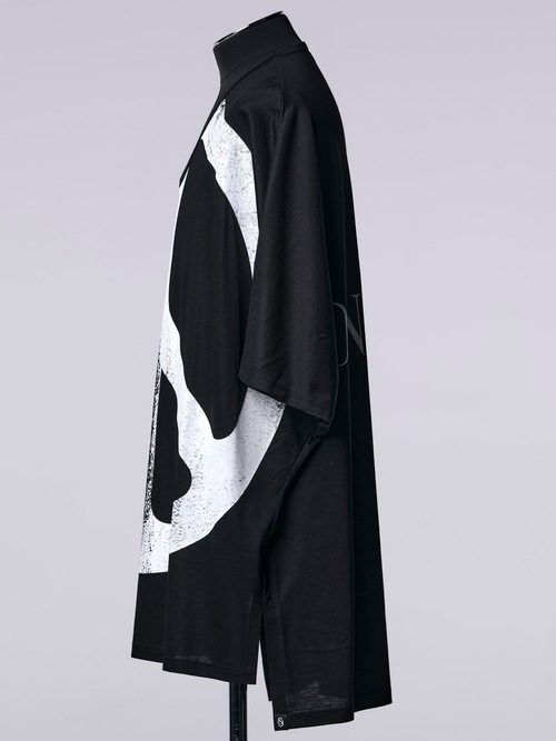 �㴰���THE ONENESS�������ͥ�/Eco Rayon & Organic Cotton Jersey Dolman V-Nack/Black