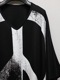 �㴰���THE ONENESS�������ͥ�/Eco Rayon & Organic Cotton Jersey Dolman V-Nack/Black