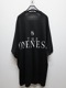 �㴰���THE ONENESS�������ͥ�/Eco Rayon & Organic Cotton Jersey Dolman V-Nack/Black