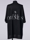 �㴰���THE ONENESS�������ͥ�/Eco Rayon & Organic Cotton Jersey Dolman V-Nack/Black