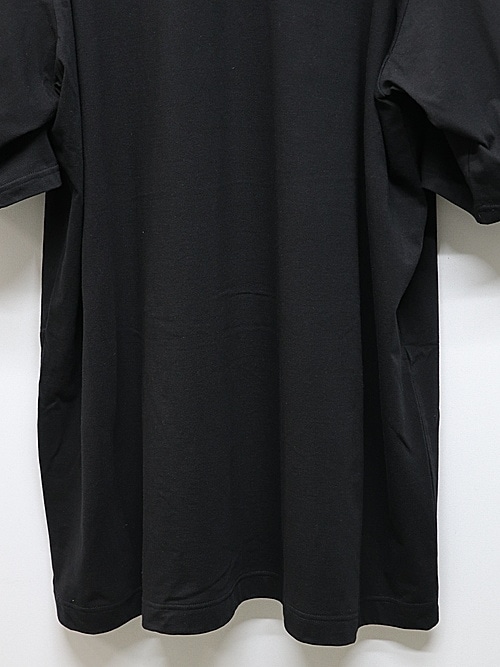 Ground Y�����饦��ɥ磻/30/- COTTON JERSEY SLIT JUMBO T-SHIRT/BLACK.