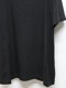 Ground Y�����饦��ɥ磻/30/- COTTON JERSEY SLIT JUMBO T-SHIRT/BLACK.