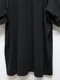 Ground Y�����饦��ɥ磻/30/- COTTON JERSEY SLIT JUMBO T-SHIRT/BLACK.