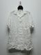 Ground Y�����饦��ɥ磻/PE SPUNLAWN OPEN COLLAR BACK GATHER SHIRT/WHITE