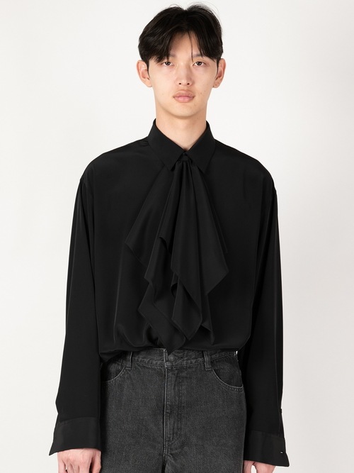 LAD MUSICIAN����å� �ߥ塼�������/DECHINE FRILL SHIRT/BLACK
