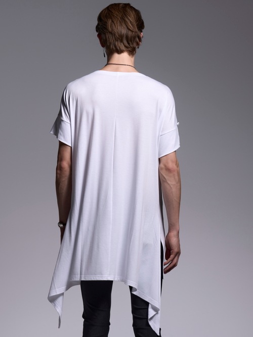 (ͽ���ʡ�3��4������ͽ��/kiryuyrik������奦����奦/BEATENJIKU Boat Neck Flare-T/White