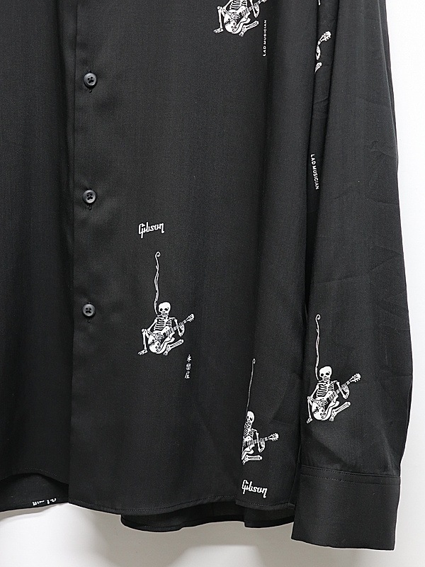 LAD MUSICIAN����å� �ߥ塼�������/LAD��Gibson T/T SKULL GUITARIST COMFORT/MONOTONE