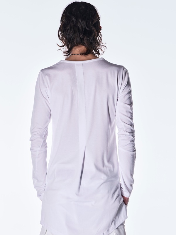 (ͽ���ʡ�8��9������ͽ��/kiryuyrik������奦����奦/BEATENJIKU Henry Neck T-Shirt/White