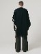 �㴰���nude:masahiko maruyama ���̡���:�ޥ��ҥ��ޥ���/40/- Cotton/Wool Jersey LAYERED PONCHO (2pcs SET)/Black-Beige