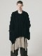 �㴰���nude:masahiko maruyama ���̡���:�ޥ��ҥ��ޥ���/40/- Cotton/Wool Jersey LAYERED PONCHO (2pcs SET)/Black-Beige
