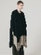 �㴰���nude:masahiko maruyama ���̡���:�ޥ��ҥ��ޥ���/40/- Cotton/Wool Jersey LAYERED PONCHO (2pcs SET)/Black-Beige