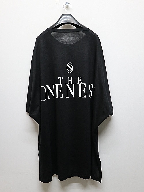�㴰���THE ONENESS�������ͥ�/Eco Rayon & Organic Cotton Jersey Dolman Boat-Nack/Black