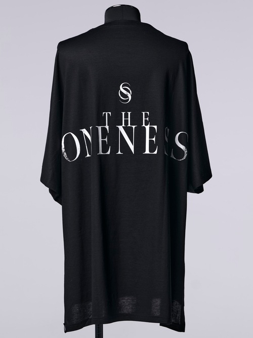 �㴰���THE ONENESS�������ͥ�/Eco Rayon & Organic Cotton Jersey Dolman Boat-Nack/Black