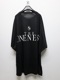 �㴰���THE ONENESS�������ͥ�/Eco Rayon & Organic Cotton Jersey Dolman Boat-Nack/Black