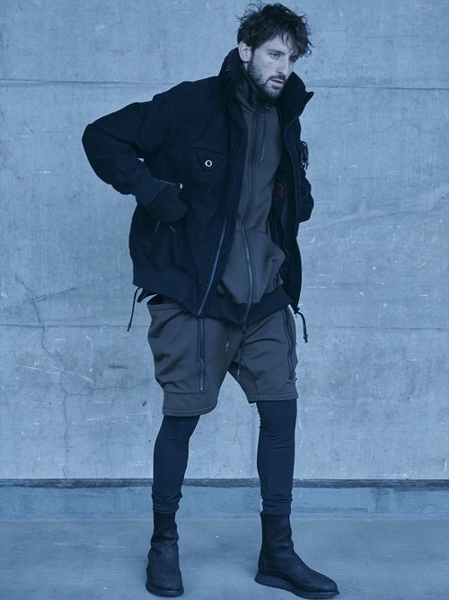 RIPVANWINKLE����åץ����󥦥��󥯥�/CORDURA �ե꡼�� BUSH SHORTS/BLACK