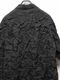 �㴰���Ground Y�����饦��ɥ磻/PE SPUNLAWN OPEN COLLAR BACK GATHER SHIRT/BLACK