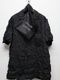 �㴰���Ground Y�����饦��ɥ磻/PE SPUNLAWN OPEN COLLAR BACK GATHER SHIRT/BLACK