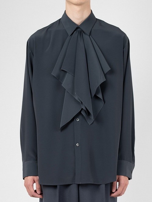 LAD MUSICIAN����å� �ߥ塼�������/DECHINE FRILL SHIRT/STEEL GRAY