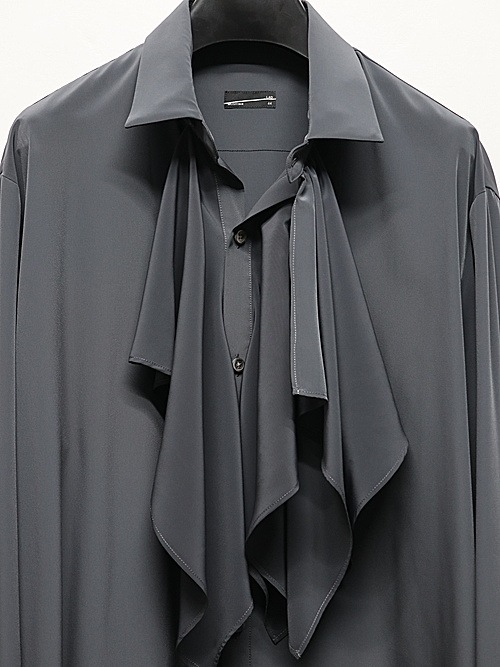 LAD MUSICIAN����å� �ߥ塼�������/DECHINE FRILL SHIRT/STEEL GRAY