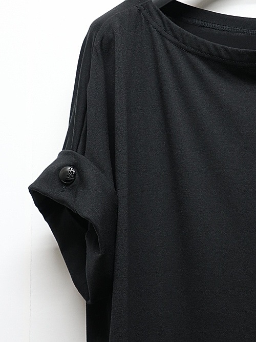 (ͽ���ʡ�3��4������ͽ��/kiryuyrik������奦����奦/BEATENJIKU Boat Neck Flare-T/Black