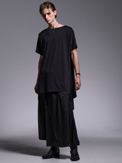 (ͽ���ʡ�3��4������ͽ��/kiryuyrik������奦����奦/BEATENJIKU Boat Neck Flare-T/Black