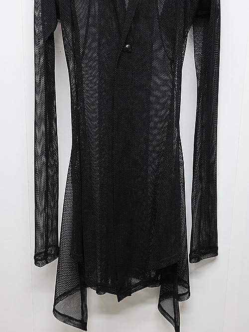 (ͽ���ʡ�7��8������ͽ��/kiryuyrik������奦����奦/Mesh Dolman Sleeve Cardigan/Black