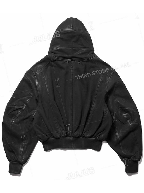 (ͽ����)8��9������ͽ��/JULIUS����ꥦ��/COTTON SWEAT CUT & SEWN3/BLACK