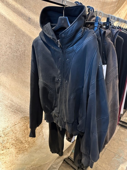 (ͽ����)8��9������ͽ��/JULIUS����ꥦ��/COTTON SWEAT CUT & SEWN3/BLACK