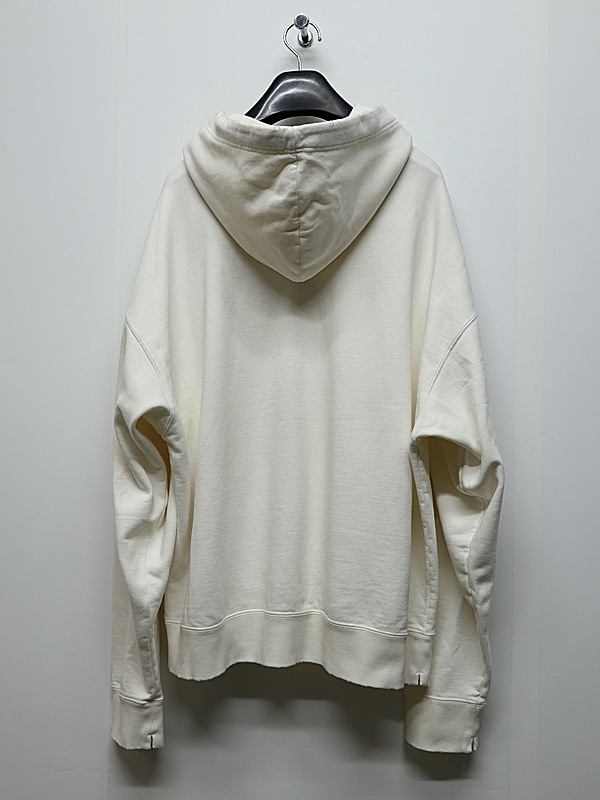 Maison MIHARA YASUHIRO���᥾�� �ߥϥ�䥹�ҥ�/French Terry DON'T TAG ME. SWEAT HOODIE/WHITE