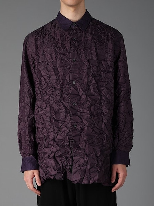 Ground Y�����饦��ɥ磻/PE TAFTA A STANDARD LONG SLEEVED SHIRT/PURPLE