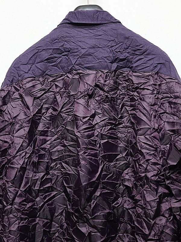 Ground Y�����饦��ɥ磻/PE TAFTA A STANDARD LONG SLEEVED SHIRT/PURPLE