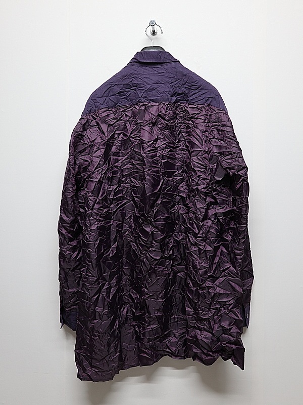 Ground Y�����饦��ɥ磻/PE TAFTA A STANDARD LONG SLEEVED SHIRT/PURPLE