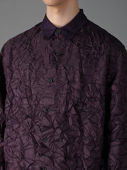 Ground Y�����饦��ɥ磻/PE TAFTA A STANDARD LONG SLEEVED SHIRT/PURPLE