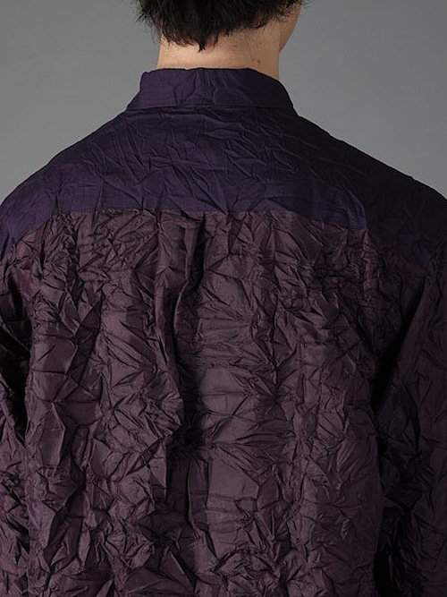 Ground Y�����饦��ɥ磻/PE TAFTA A STANDARD LONG SLEEVED SHIRT/PURPLE