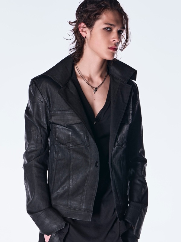 (ͽ���ʡ�8��9������ͽ��/kiryuyrik������奦����奦/BEATENJIKU Henry Neck T-Shirt/Black