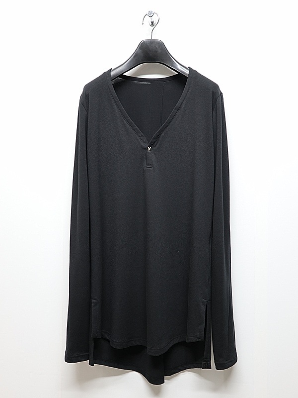 kiryuyrik������奦����奦/BEATENJIKU Henry Neck T-Shirt/Black