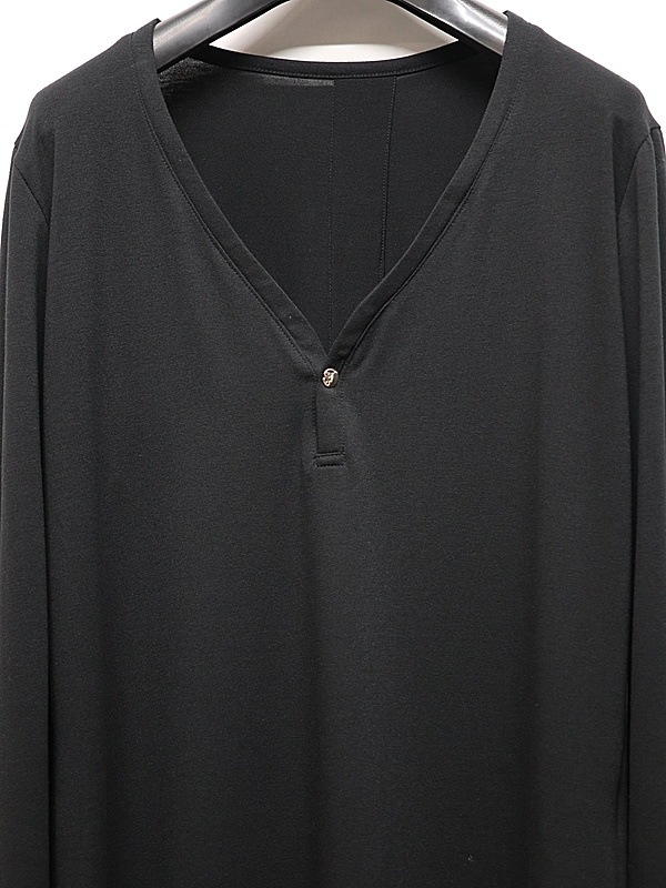 kiryuyrik������奦����奦/BEATENJIKU Henry Neck T-Shirt/Black