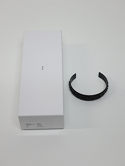 SALE40%OFF/JULIUS����ꥦ��/BRASS BANGLE/BLACK.