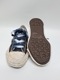 �㴰���Maison MIHARA YASUHIRO�� PETERSON 23-original sole washed denim low-top sneakers/BLUE