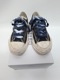 �㴰���Maison MIHARA YASUHIRO�� PETERSON 23-original sole washed denim low-top sneakers/BLUE