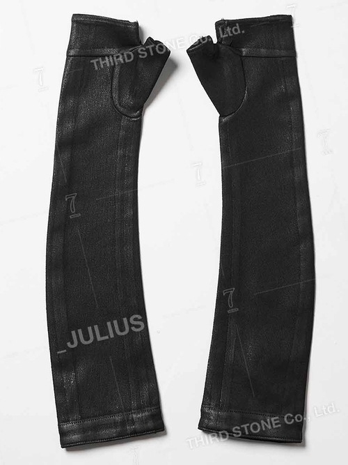 (ͽ)89ͽ/JULIUSꥦ/COTTON KNIT DENIM ACCESSORY3/BLACK