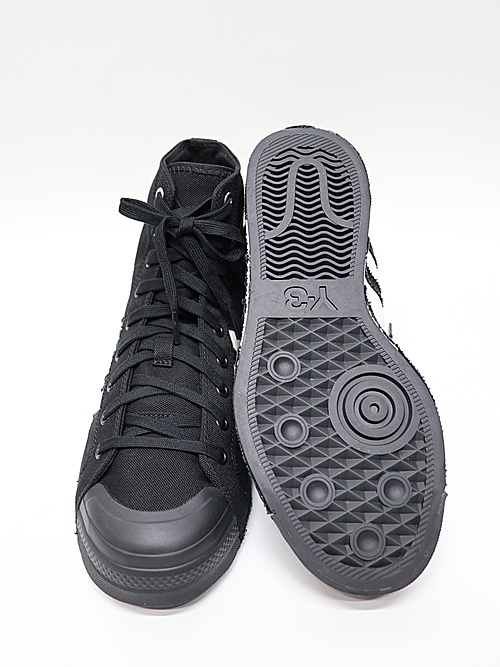 Y-3���磻���꡼/Y-3 NIZZA HI/BLACK/BLACK/OWHITE