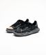 �㴰���Maison MIHARA YASUHIRO��CHARLES/original sole ripping and overdyeing canvas Low-Top sneakers/BLK/BLK